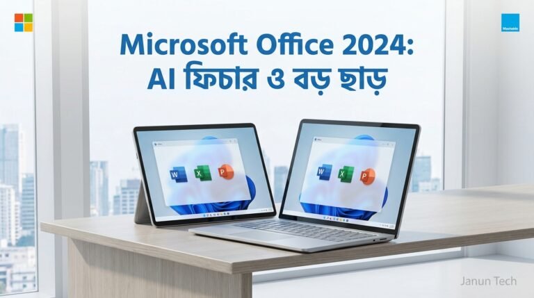 AI ফিচারসহ Microsoft Office 2024 এখন ম্যাক ও পিসিতে বড় ছাড়ে